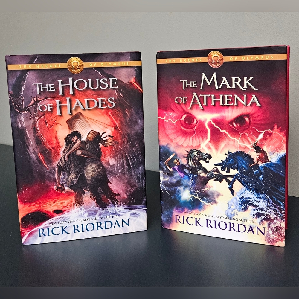 House of Hades & The Mark of Athena Hardcover. Set Of 2. Very good condition.